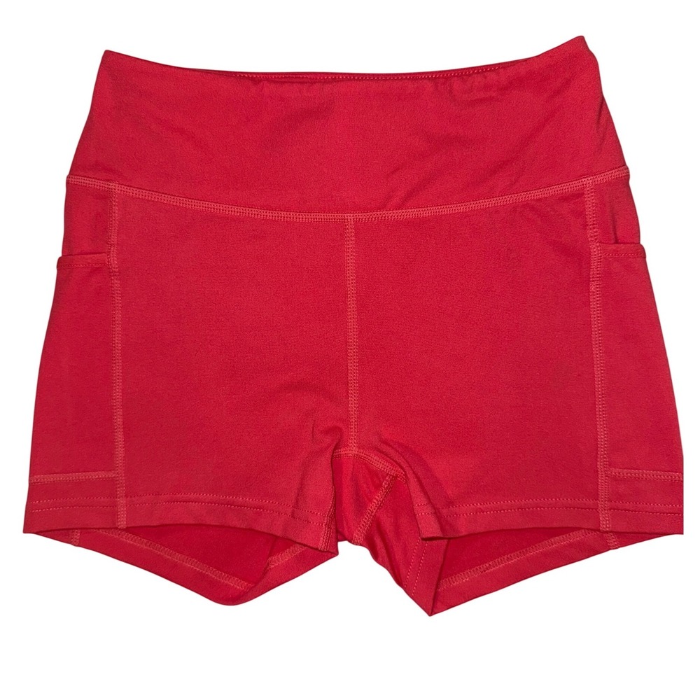 Free People FP Movement Womens High Rise Athletic Shorts Coral Women's XS